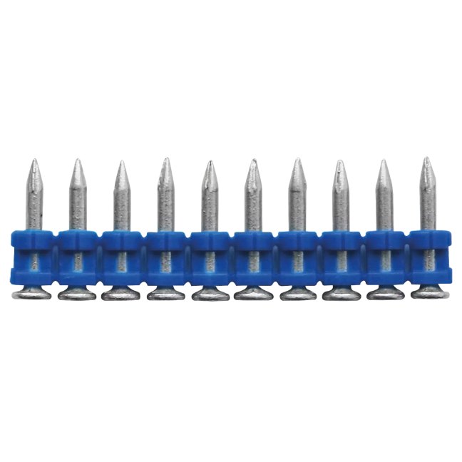 Rawlplug Plastic Collated Pins For Concrete, To Use With R-Rawl-Psc40 Gas Nailer, 57-60 Hrc, 27Mm (Box of 1000)