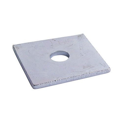 Square Plate Washers - Zinc - Bag of 2