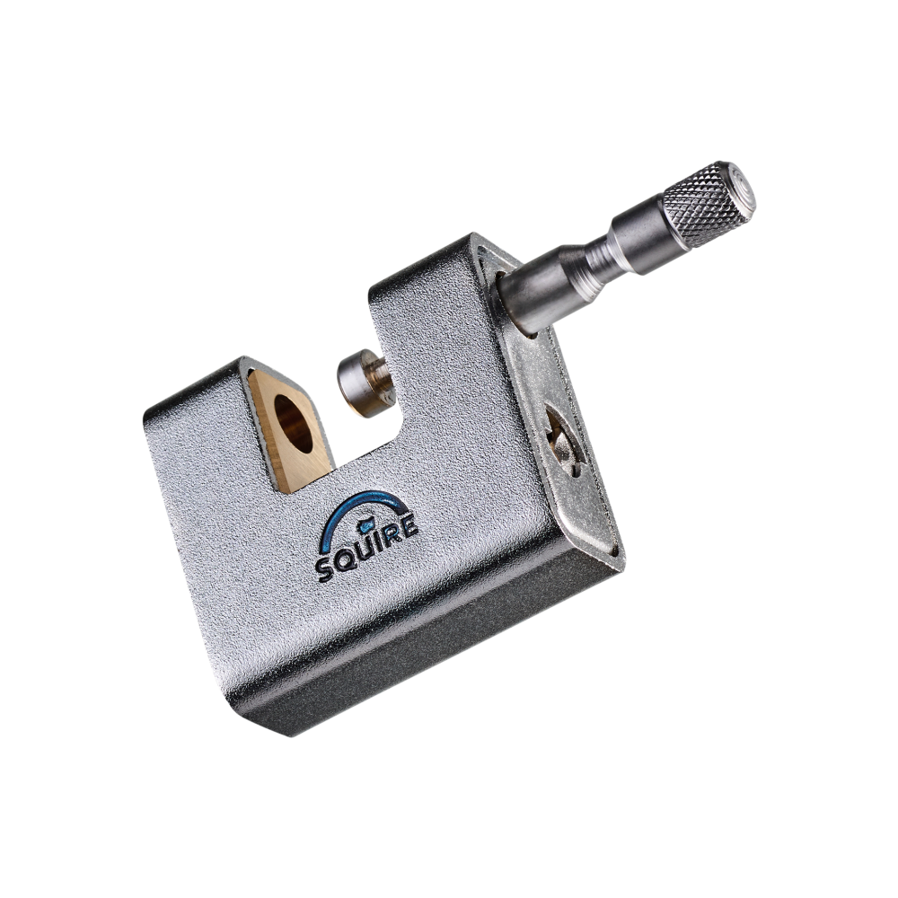 Squire ASWL1 Armoured Brass Block Warehouse Lock - 60mm
