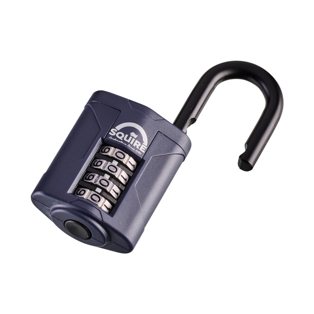 Squire CP40 Combination Padlock - Steel Open Shackle - 40mm