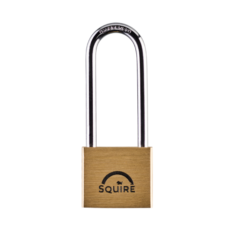 Squire Premium Brass Lion Padlock - 2.5" Long Shackle - LN4/2.5