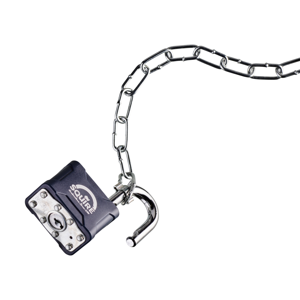 Squire Stronglock Laminated Padlock & Chain - 35C