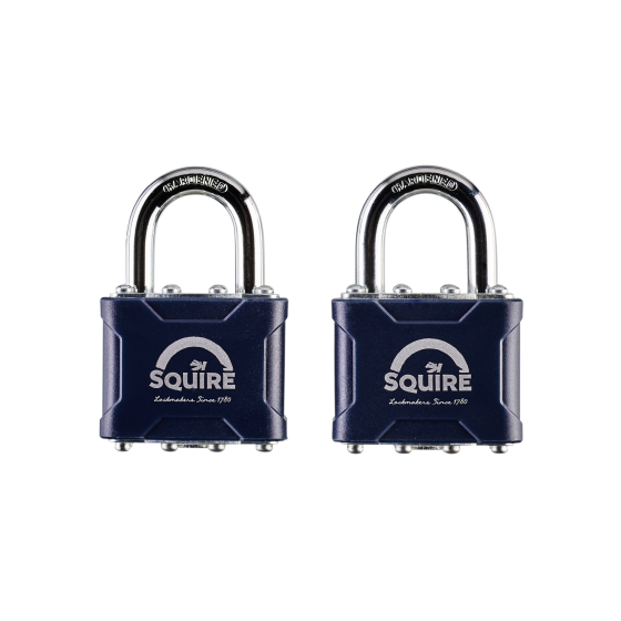 Squire Stronglock Laminated Padlock - Keyed Alike - 35T- 40mm (Pack 2)