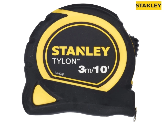 Stanley Tylon Pocket Tape Measure 3m/10ft (Width 13mm) Loose 1-30-686