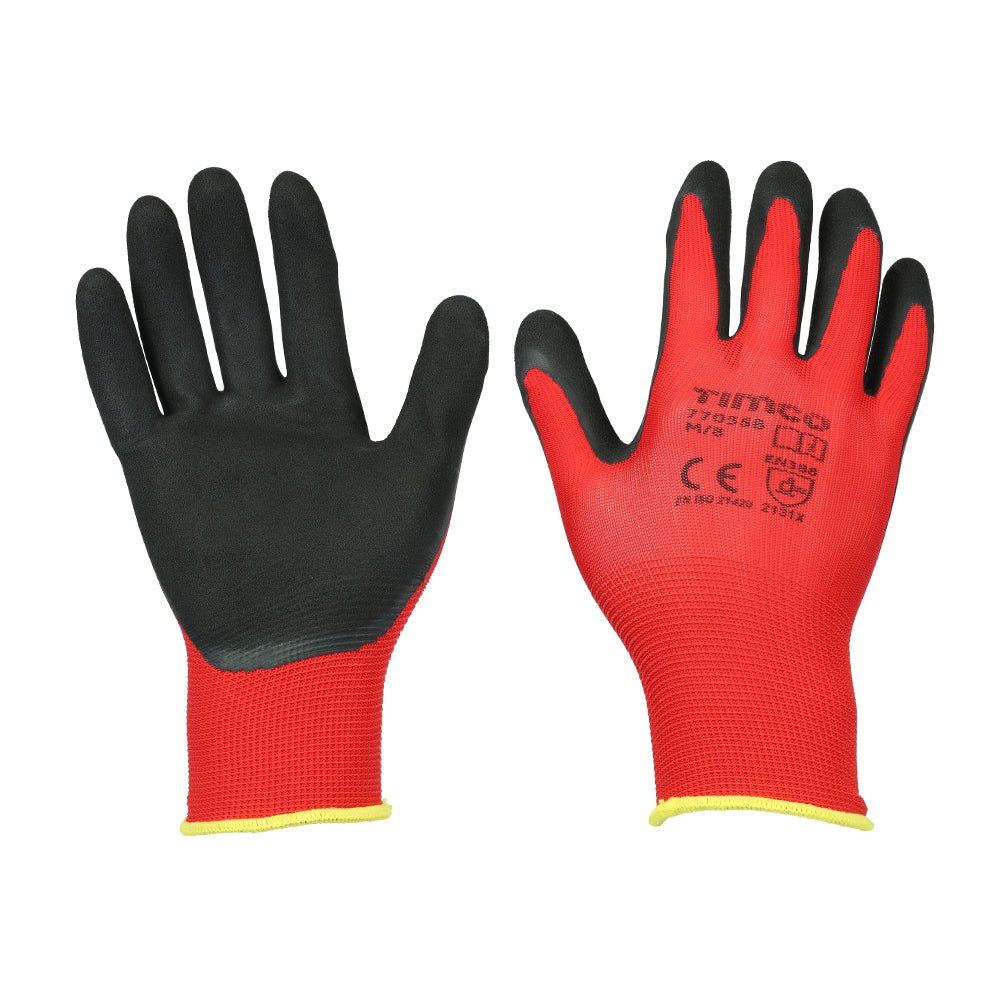 Toughlight Grip Gloves - Sandy Latex Coated Polyester