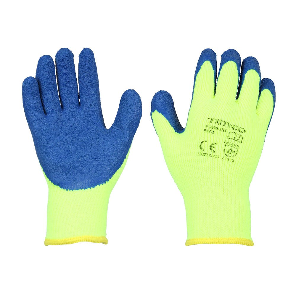 Warm Grip Gloves - Crinkle Latex Coated Polyester