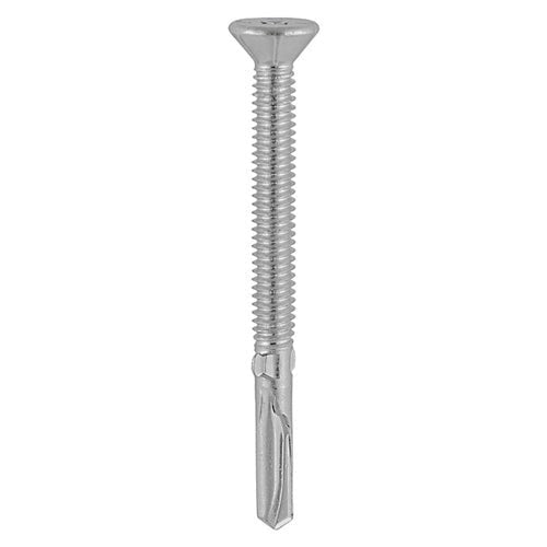 Wing-Tip Self-Drilling Screws - Countersunk - PH - For Timber to Heavy Section Steel - Bi-Metal