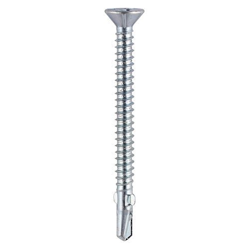 Wing-Tip Self-Drilling Screws - Countersunk - PH - For Timber to Light Section Steel - Zinc