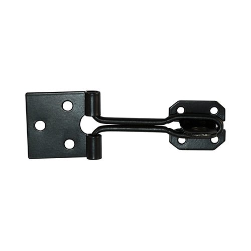 Wire Pattern Hasp & Staple - Black